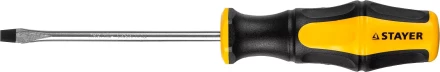 Отвертка STAYER "MASTER" "HERCULES", Сr-V, противоскользящая рукоятка, SL5,0x100мм 25051-05-10_z02 купить в Когалыме