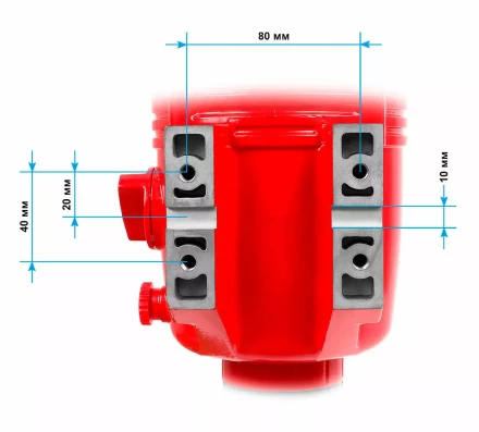 Двигатель алмазного бурения MESSER DM350Е  500мм 3,5 кВт, 360/750/1000 об/мин с PRCD купить в Когалыме