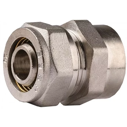 Соединитель ЗУБР с внутренней резьбой, цанга-гайка, 1/2"х20х2,0 мм, никель 51402-20-1/2 купить в Когалыме