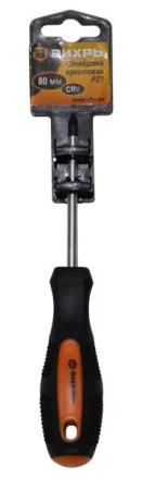 Отвёртка крестовая PZ1 80 мм Вихрь купить в Когалыме