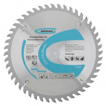 Пильный диск по дереву 230 x 32/30 x 48Т GROSS 73333 купить в Когалыме