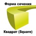Леска для триммера SQUARE (квадрат) катушка 3,3ММХ123М купить в Когалыме