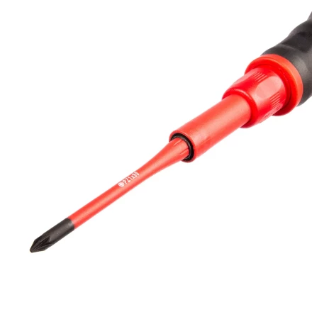 Диэлектрическая динамометрическая отвертка VDE КВТ НИО-3306 со сменными битами SLIM, 6 шт. (90952) купить в Когалыме