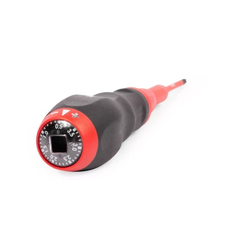 Диэлектрическая динамометрическая отвертка VDE КВТ НИО-3306 со сменными битами SLIM, 6 шт. (90952) купить в Когалыме