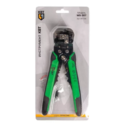 Автоматический многофункциональный стриппер КВТ WS-307 для снятия изоляции с проводов 0.2–6.0 мм (85198) купить в Когалыме