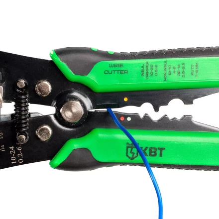 Автоматический многофункциональный стриппер КВТ WS-307 для снятия изоляции с проводов 0.2–6.0 мм (85198) купить в Когалыме