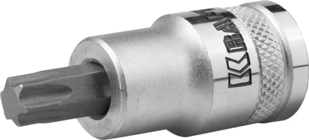 Торцовая бита-головка KRAFTOOL "INDUSTRIE QUALITAT", материал S2, TORX, сатинированная, 1/2", Т50 27905-50_z01 купить в Когалыме