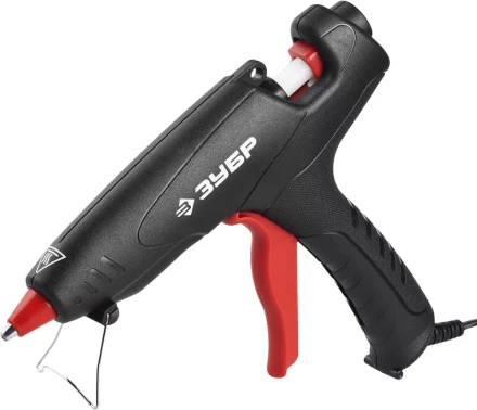 Пистолет ЗУБР "МАСТЕР" клеевой (термоклеящий), электрический, эргономичная рукоятка, рабочая температура 193град, d=12мм, 80Вт 06850-60-12_z02 купить в Когалыме