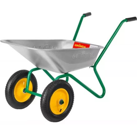 Тачка GRINDA садовая двухколесная, 80 л, грузоподъемность 120 кг 422400_z01 купить в Когалыме