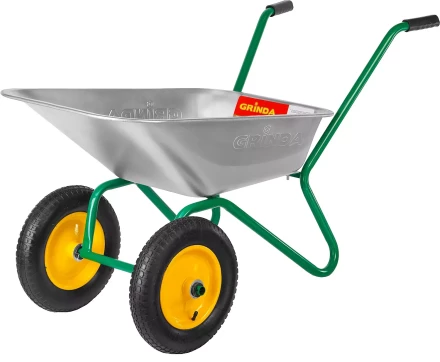 Тачка GRINDA садовая двухколесная, 80 л, грузоподъемность 120 кг 422400_z01 купить в Когалыме