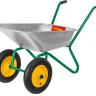 Тачка GRINDA садовая двухколесная, 80 л, грузоподъемность 120 кг 422400_z01 купить в Когалыме