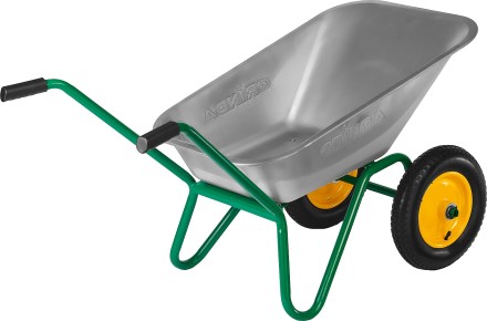 Тачка GRINDA садовая двухколесная, 80 л, грузоподъемность 120 кг 422400_z01 купить в Когалыме