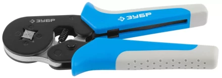 Кримпер ЗУБР "ЭКСПЕРТ" "ЕВРО-КОННЕКТ" для изолированных и неизолированных втулочных наконечников,с 4-хсторонней матрицей 22676 купить в Когалыме