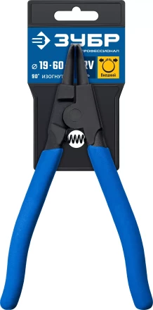 ЗУБР 170 мм, изогнутые губки, внешний съемник стопорных колец, Профессионал (22821-4) купить в Когалыме