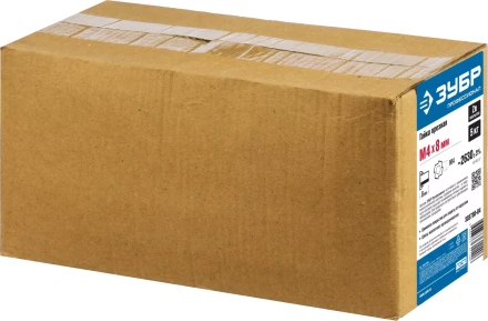 ЗУБР DIN 1624, M4 x 8 мм, цинк, 5 кг, врезная гайка (303780-04) купить в Когалыме