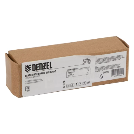 Нож шнека для грунта ER-150, диаметр 150 мм, комплект 2 шт Denzel 56016 купить в Когалыме