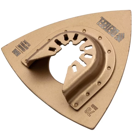 Насадка для МФИ шлифовальная дельтавидная Denzel 782323, HM, по плитке и дереву, 78 мм купить в Когалыме