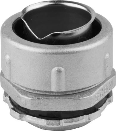 Муфта СВЕТОЗАР вводная металлич, с наружной резьбой, для металлорукава диаметром 25мм, IP54 60200-25 купить в Когалыме