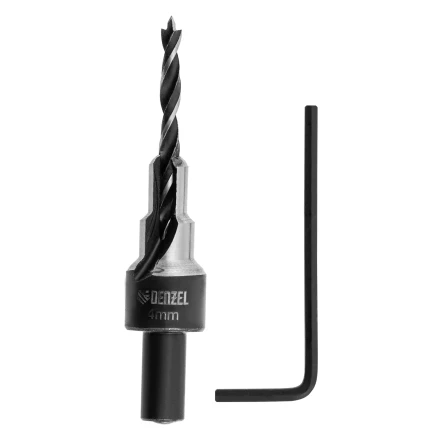 Сверло-зенкер под конфирмат, 4 мм, Denzel 704204 купить в Когалыме
