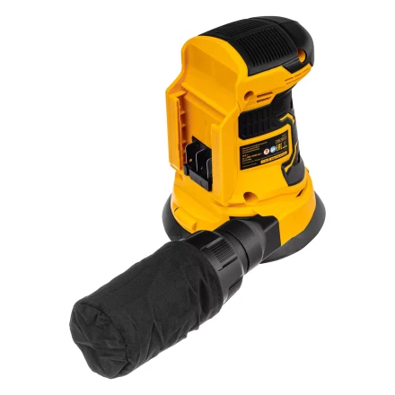 Машина шлифовальная эксцентриковая аккумуляторная COS-125-0, 18В Li-Ion Denzel 28471 купить в Когалыме