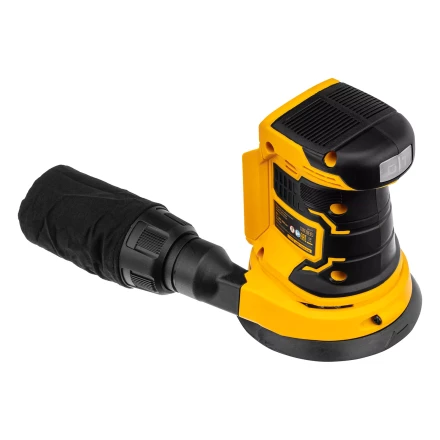 Машина шлифовальная эксцентриковая аккумуляторная COS-125-0, 18В Li-Ion Denzel 28471 купить в Когалыме