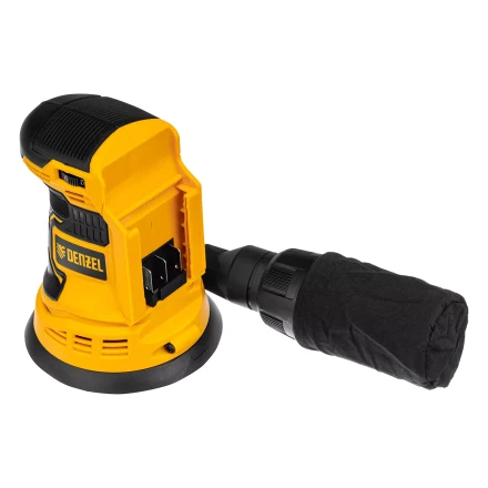 Машина шлифовальная эксцентриковая аккумуляторная COS-125-0, 18В Li-Ion Denzel 28471 купить в Когалыме