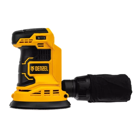 Машина шлифовальная эксцентриковая аккумуляторная COS-125-0, 18В Li-Ion Denzel 28471 купить в Когалыме