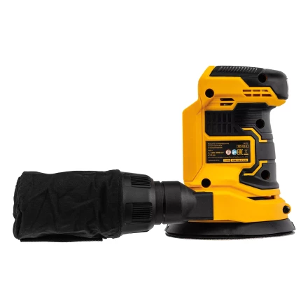 Машина шлифовальная эксцентриковая аккумуляторная COS-125-0, 18В Li-Ion Denzel 28471 купить в Когалыме