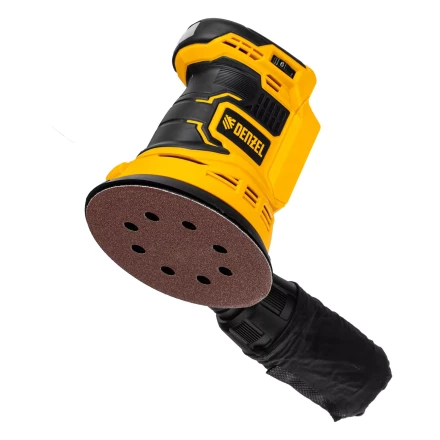 Машина шлифовальная эксцентриковая аккумуляторная COS-125-0, 18В Li-Ion Denzel 28471 купить в Когалыме