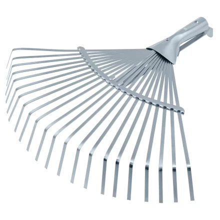 Грабли веерные стальные Palisad, 300 - 480 мм, 22 плоских зуба, оцинкованные,раздвижные, без черенка, 617675 купить в Когалыме