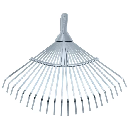 Грабли веерные стальные Palisad, 300 - 480 мм, 22 плоских зуба, оцинкованные,раздвижные, без черенка, 617675 купить в Когалыме