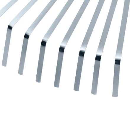 Грабли веерные стальные Palisad, 300 - 480 мм, 22 плоских зуба, оцинкованные,раздвижные, без черенка, 617675 купить в Когалыме