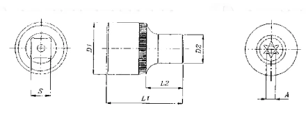 Торцевая головка 1/2"DR внешний TORX Е-14 S06H414  Jonnesway 49713 купить в Когалыме