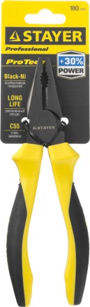 Плоскогубцы комбинированные STAYER &quot;PROTech&quot;, эксцентриковое расположение шарнира, 180мм 22027-1-18_z02 купить в Когалыме