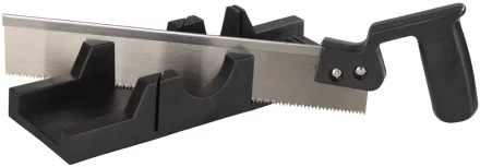 Набор STAYER "MASTER": cтусло пластмассовое + пила для стусла, ножовка 300мм, заточенный зуб 11TPI, стусло MIDI для заготовок до 65х35мм 1539-30 купить в Когалыме