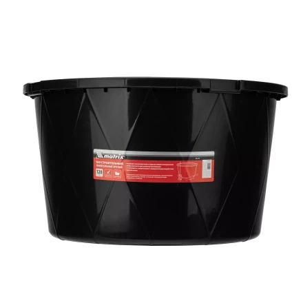 Таз строительный круглый универсальный Matrix, 120л, ударопрочный, с ребрами жесткости 81473 купить в Когалыме