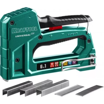 Степлер для скоб "Universal HD" 6-в-1: 53 (6-14 мм)/53F (8-14 мм)/140 (8-14 мм)/13 (6-14 мм)/300 (16 мм)/500 (16 мм), литой, алюм. корп., KRAFTOOL 3188 купить в Когалыме