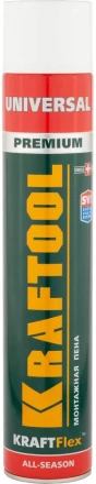 Пена "PREMIUM" монтажная, адаптерная, всесезонная, 750мл, KRAFTOOL 41173_z01 купить в Когалыме