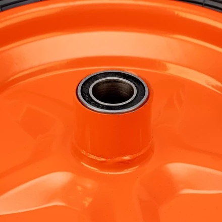 Колесо пневматическое усиленное Palisad 69081, шина 8PR, 4.00-8 D400 мм, внутренний диаметр подшипника 20 мм, длина оси 90 мм купить в Когалыме