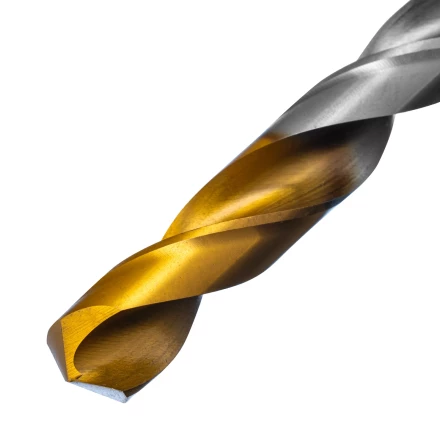 Сверло спиральное по металлу Denzel,  12 x 151 мм, Р6М5, Golden Tip 718244 купить в Когалыме