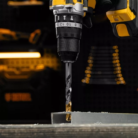 Сверло спиральное по металлу Denzel,  12 x 151 мм, Р6М5, Golden Tip 718244 купить в Когалыме