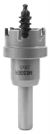 ТСТ коронка MESSER 28X5 с центрирующим сверлом и толкающей пружиной купить в Когалыме