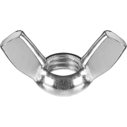 Гайка ЗУБР "МАСТЕР" барашковая, DIN 315, оцинкованная, M12, 5кг 303730-12 купить в Когалыме