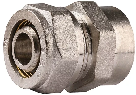 Соединитель ЗУБР с внутренней резьбой, цанга-гайка, 3/4"х20х2,0 мм, никель 51402-20-3/4 купить в Когалыме