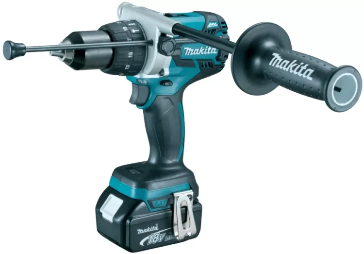 Дрель-шуруповерт аккумуляторная Makita DHP481RTE купить в Когалыме
