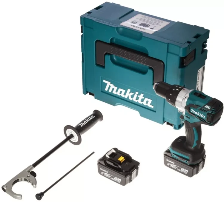 Дрель-шуруповерт аккумуляторная Makita DHP481RTE купить в Когалыме