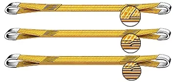 Строп СТП-5.0 т. L=5.00м SF7 150 мм  с петлями 500 мм купить в Когалыме