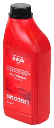 Масло п/синт. 4-х такт двигателей, (вязкость SAE 10W-30), 1л ELITECH премиум 2001.000100 купить в Когалыме