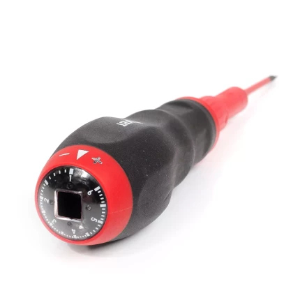 Диэлектрическая динамометрическая отвертка VDE КВТ НИО-3309 со сменными битами SLIM, 9 шт. (78279) купить в Когалыме