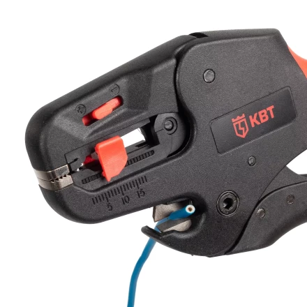 Автоматический торцевой стриппер КВТ WS-22т для снятия изоляции с проводов 0.08–10 мм (86599) купить в Когалыме